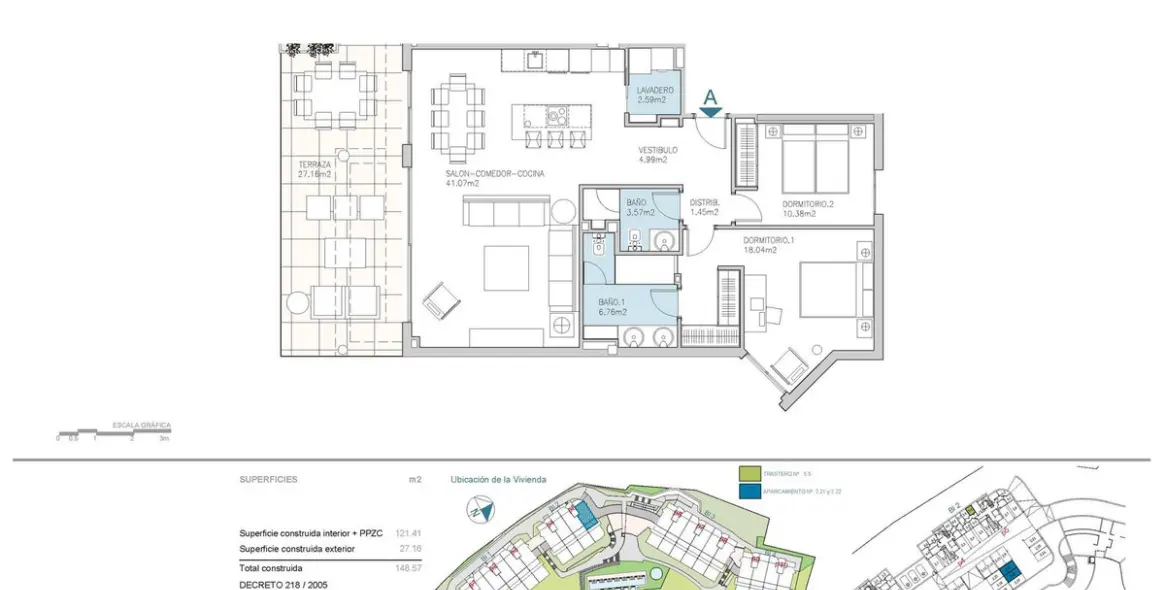 Sale of middle floor apartment in Calanova Golf 12