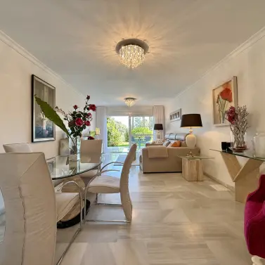 Short-term rent of ground floor apartment in Guadalmina Baja