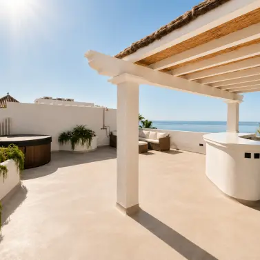 Long-term rent of penthouse duplex in Estepona