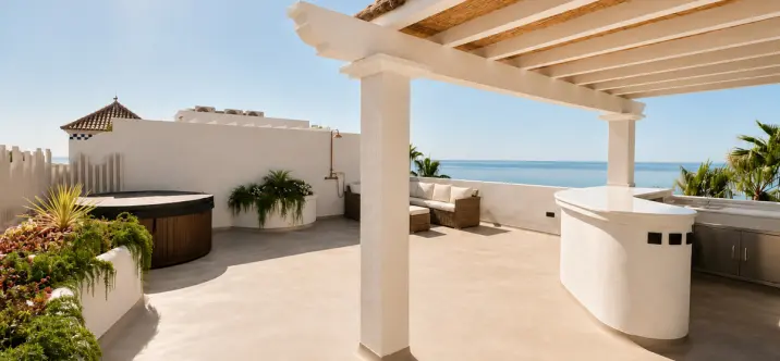 Продажа двухуровневого пентхауса в Estepona 4