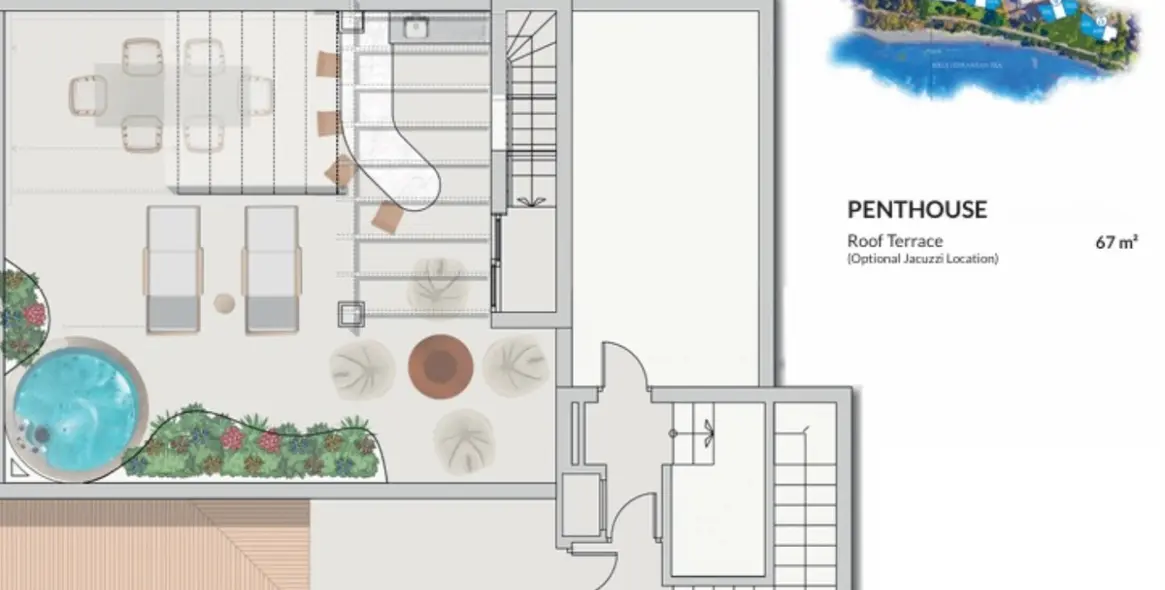 Long-term rent of penthouse duplex in Estepona 29