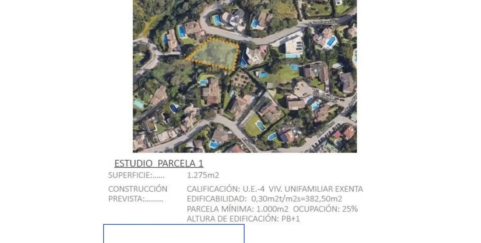 Sale of residential plot in El Rosario 1