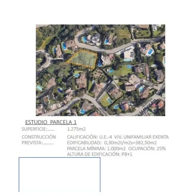Venta de parcela residencial en El Rosario