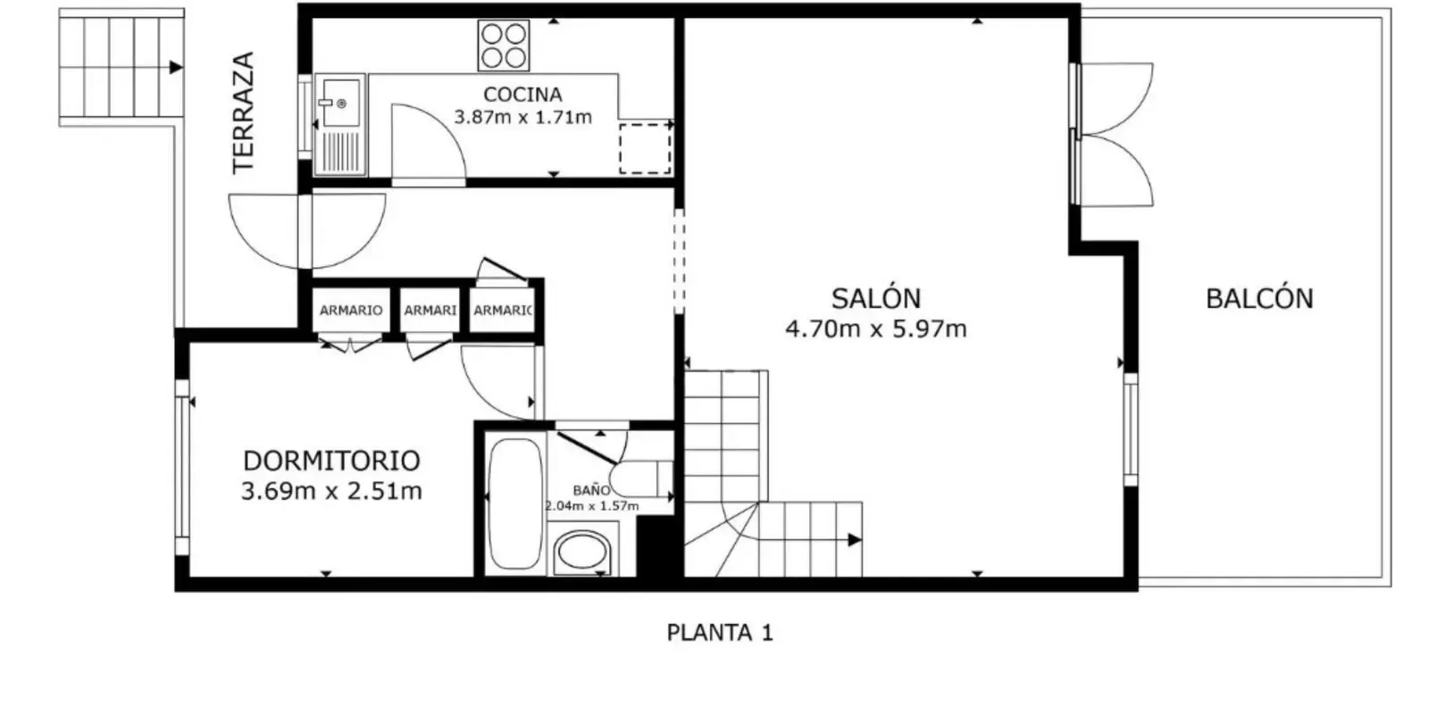Venta de ático dúplex en Casares Playa 22