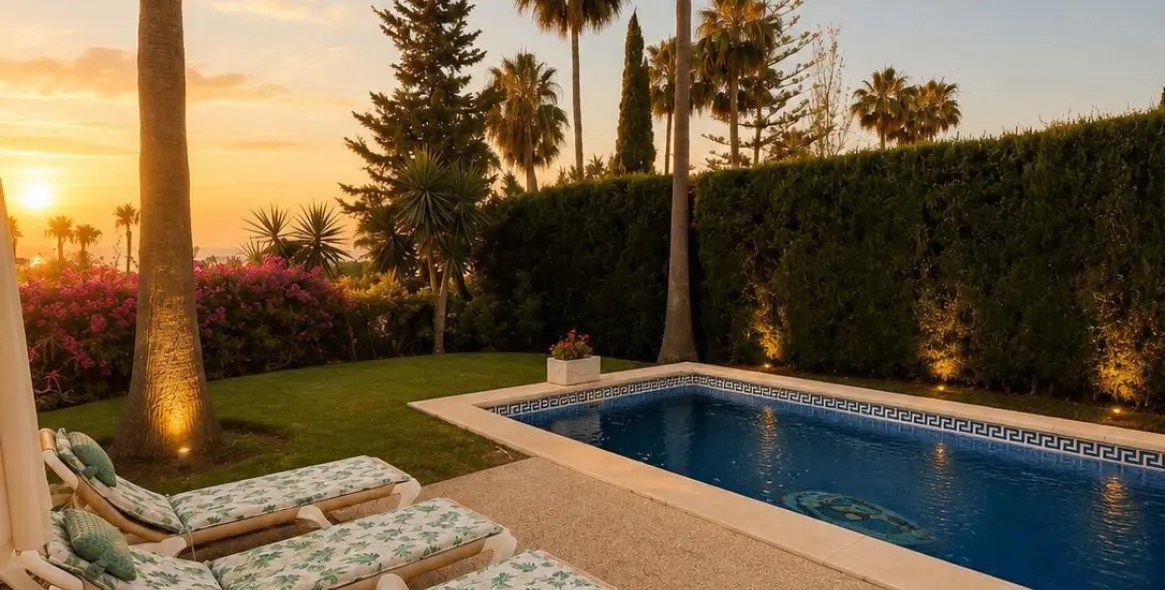 Short-term rent of detached villa in Nueva Andalucía 1