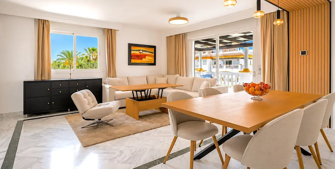 Short-term rent of middle floor apartment in Nueva Andalucía 9