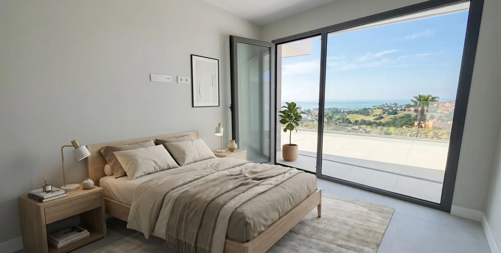 Venta de apartamento en planta media en La Duquesa 16