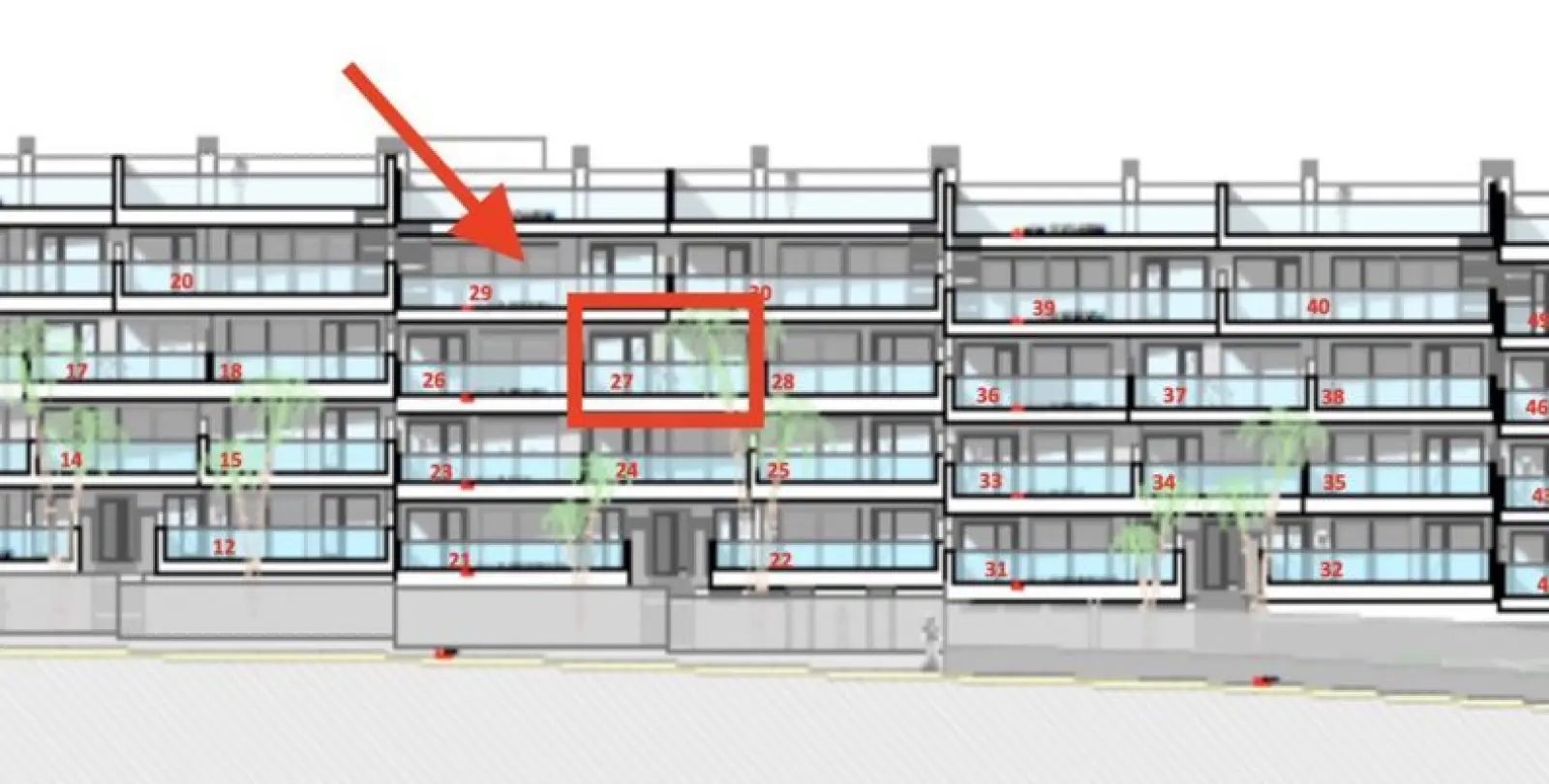 Venta de apartamento en planta media en La Duquesa 24