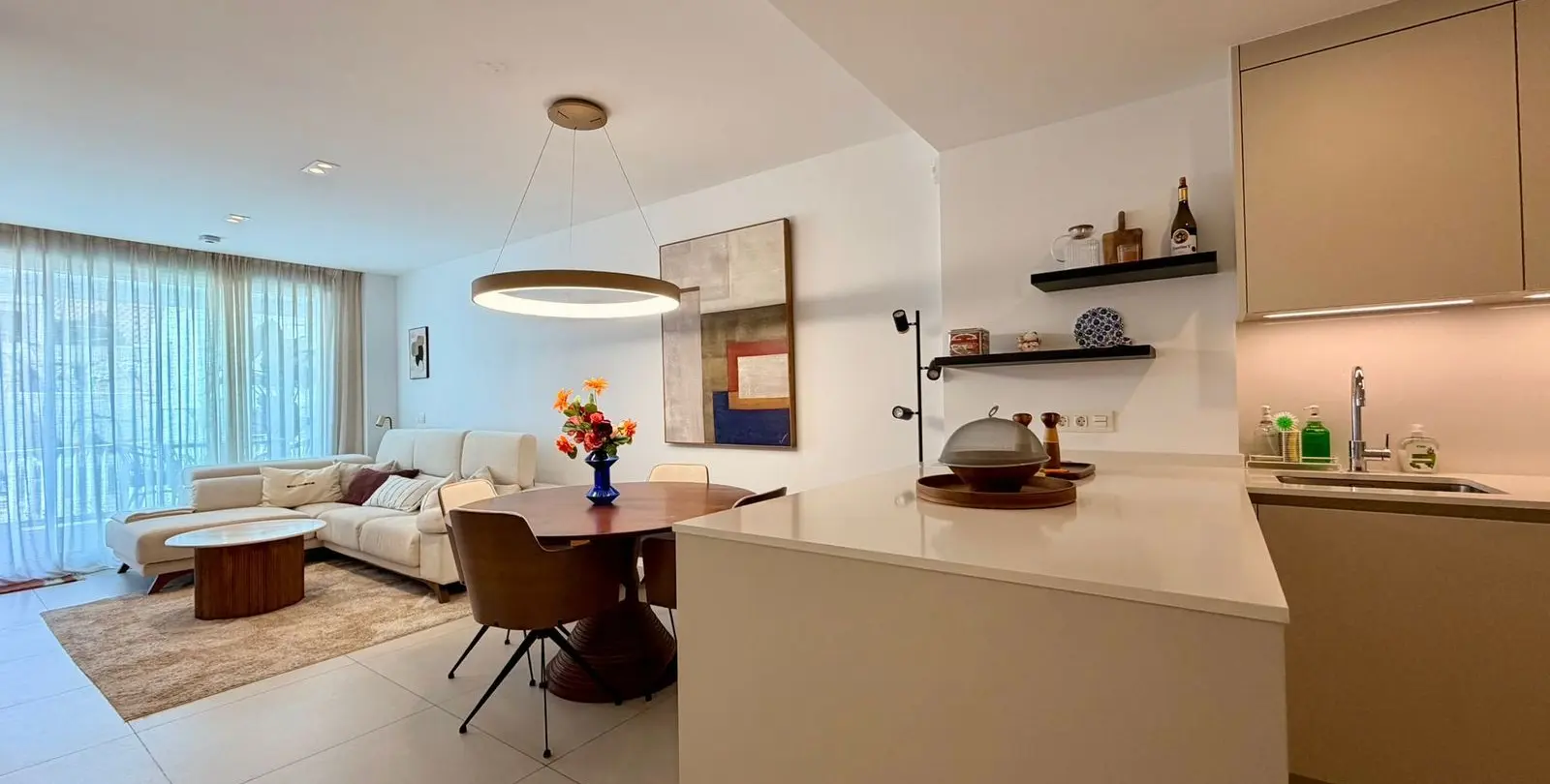 Venta de apartamento en planta media en Elviria 7