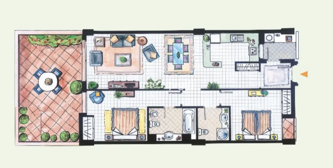 Sale of middle floor apartment in Elviria 24