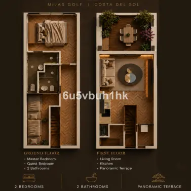 Продажа двухуровневых апартаментов в Mijas Costa
