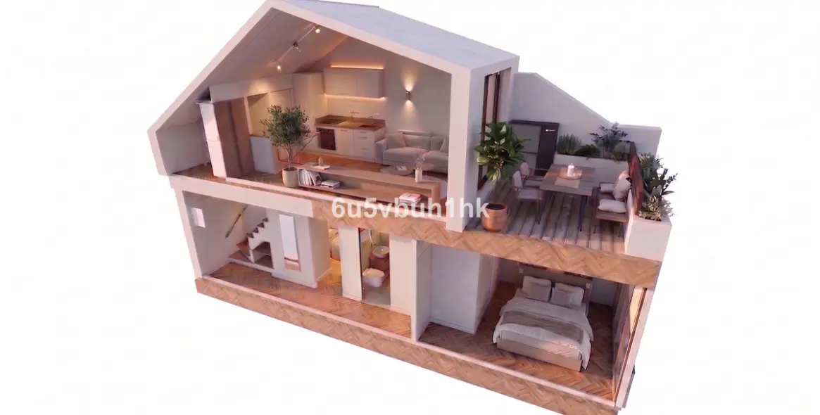Продажа двухуровневых апартаментов в Mijas Costa 5