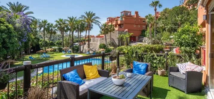 Venta de apartamento en planta baja en Reserva de Marbella 0
