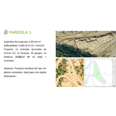 Venta de parcela residencial en Sierra Blanca