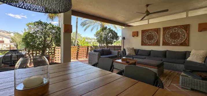 Краткосрочная аренда апартаментов на первом этаже в Marbella 2