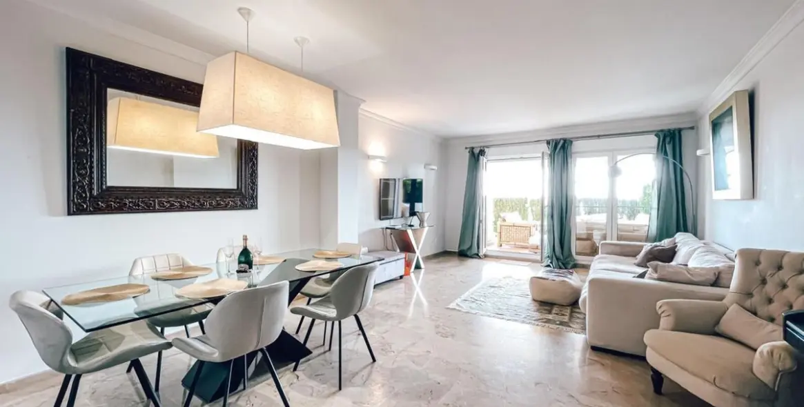 Long-term rent of ground floor apartment in Nueva Andalucía 2