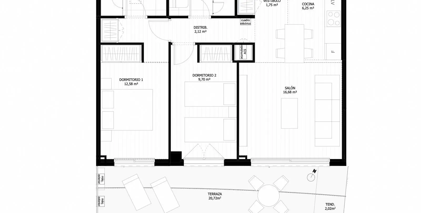 Sale of middle floor apartment in Mijas 38