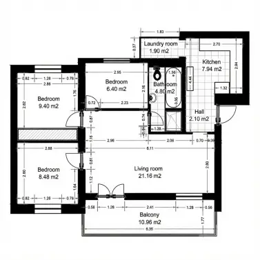 Venta de apartamento en planta media en Estepona