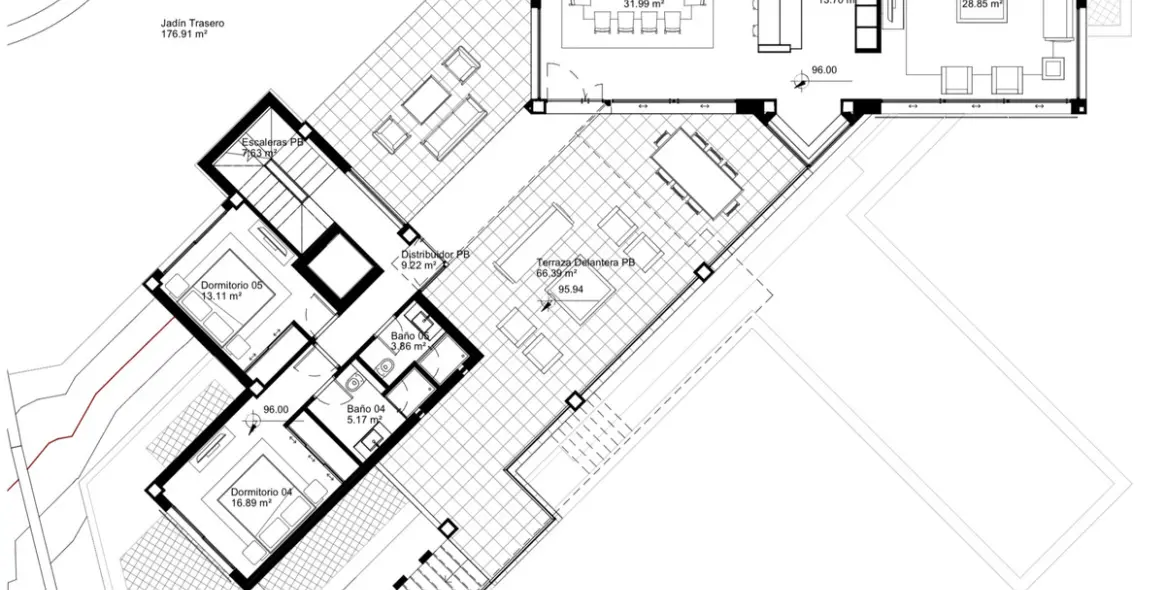 Venta de villa independiente en Los Flamingos 85