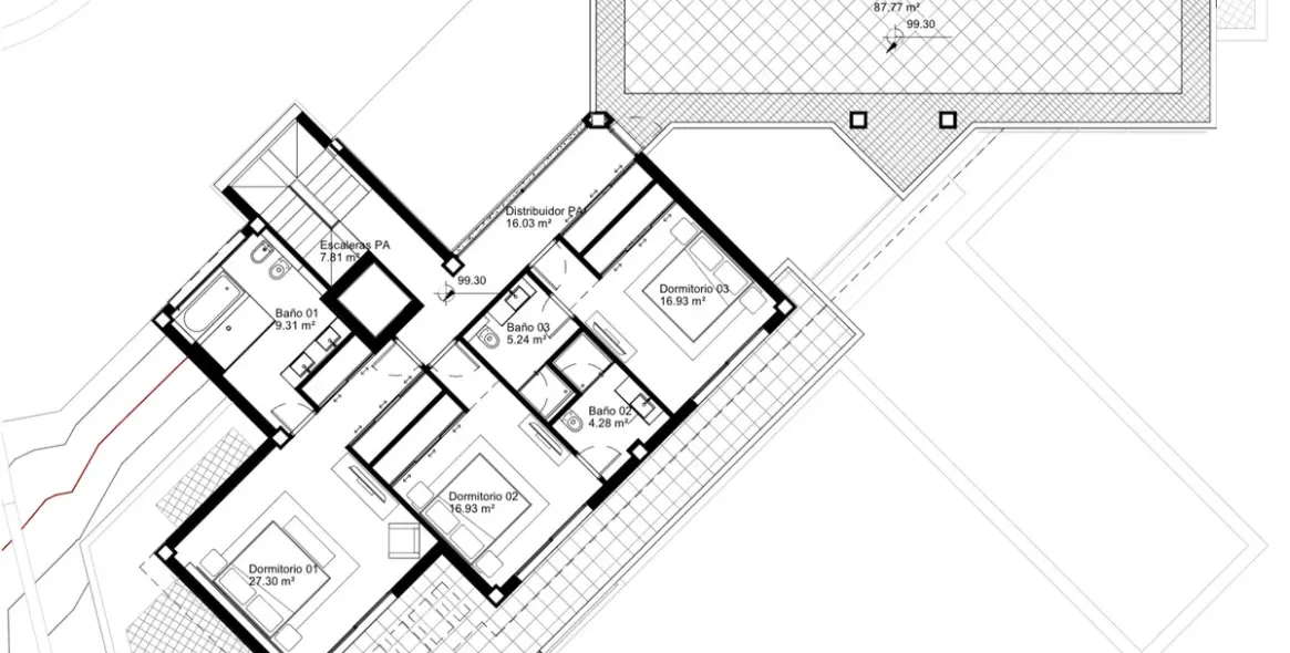 Venta de villa independiente en Los Flamingos 86