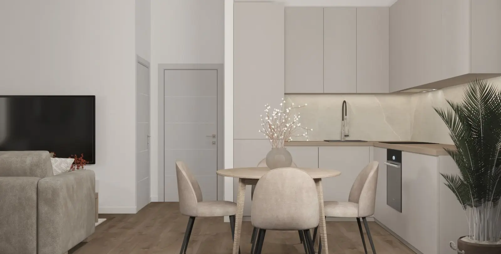 Venta de apartamento en planta media en Benalmadena Costa 1