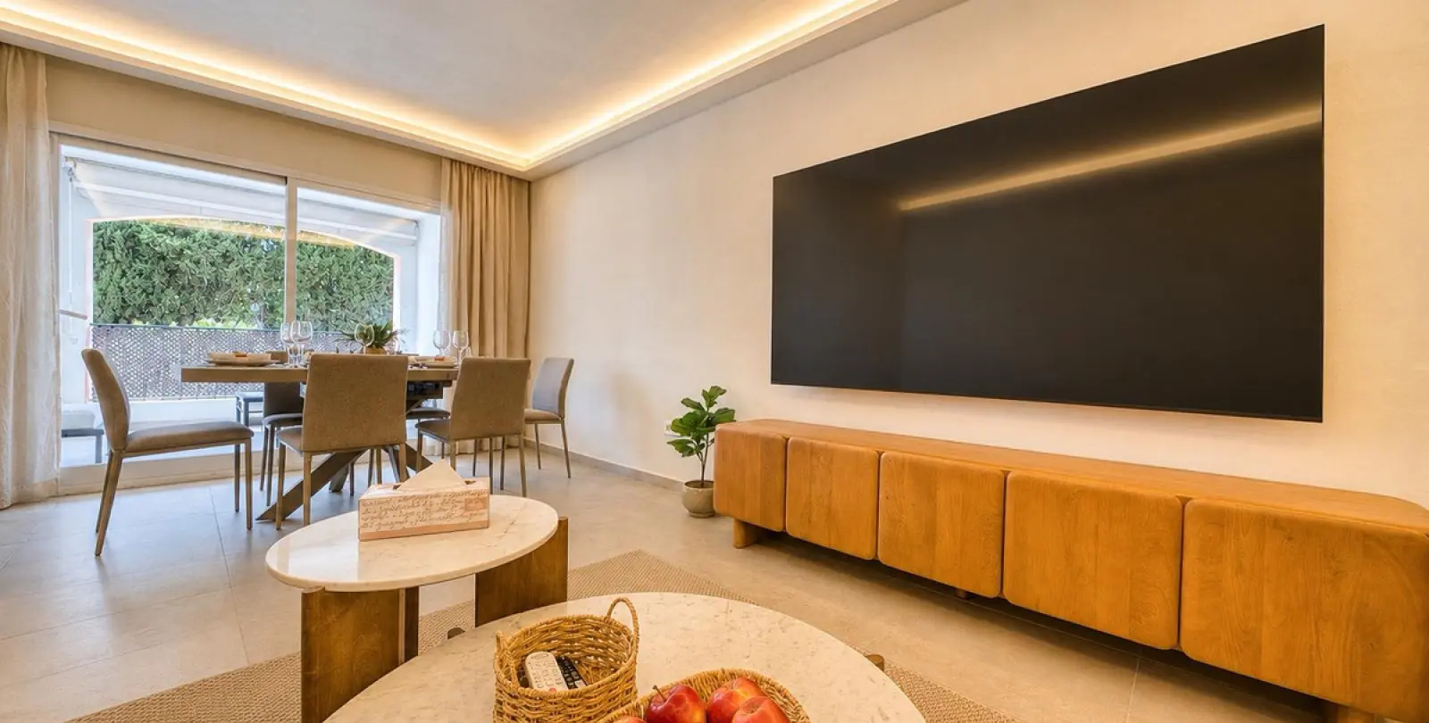 Long-term rent of middle floor apartment in Nueva Andalucía 1