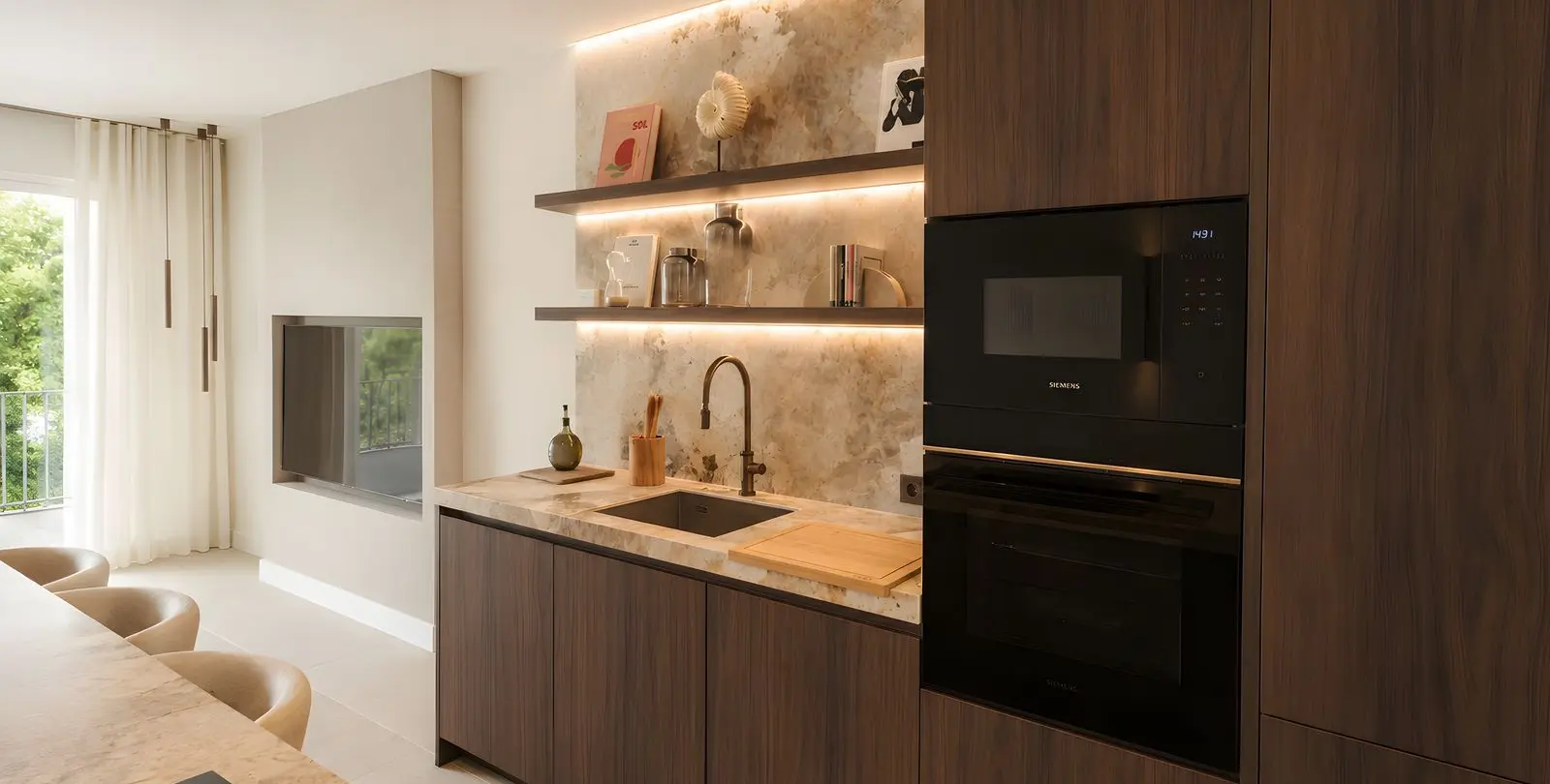 Venta de apartamento en planta media en La Quinta 14