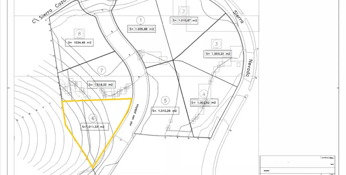 Venta de parcela residencial en The Golden Mile 6