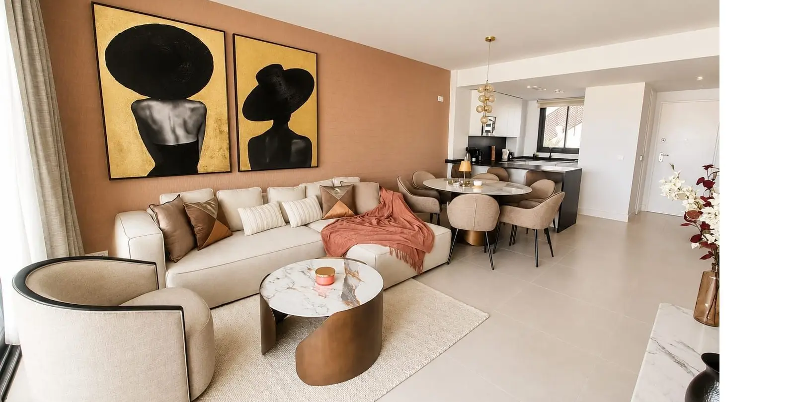 Venta de apartamento en planta media en Higueron 2