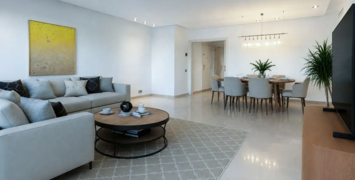 Long-term rent of middle floor apartment in New Golden Mile 13
