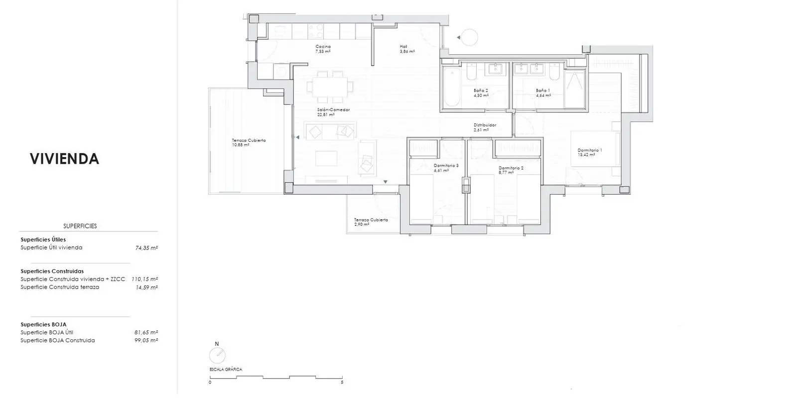 Venta de apartamento en planta media en Estepona 22