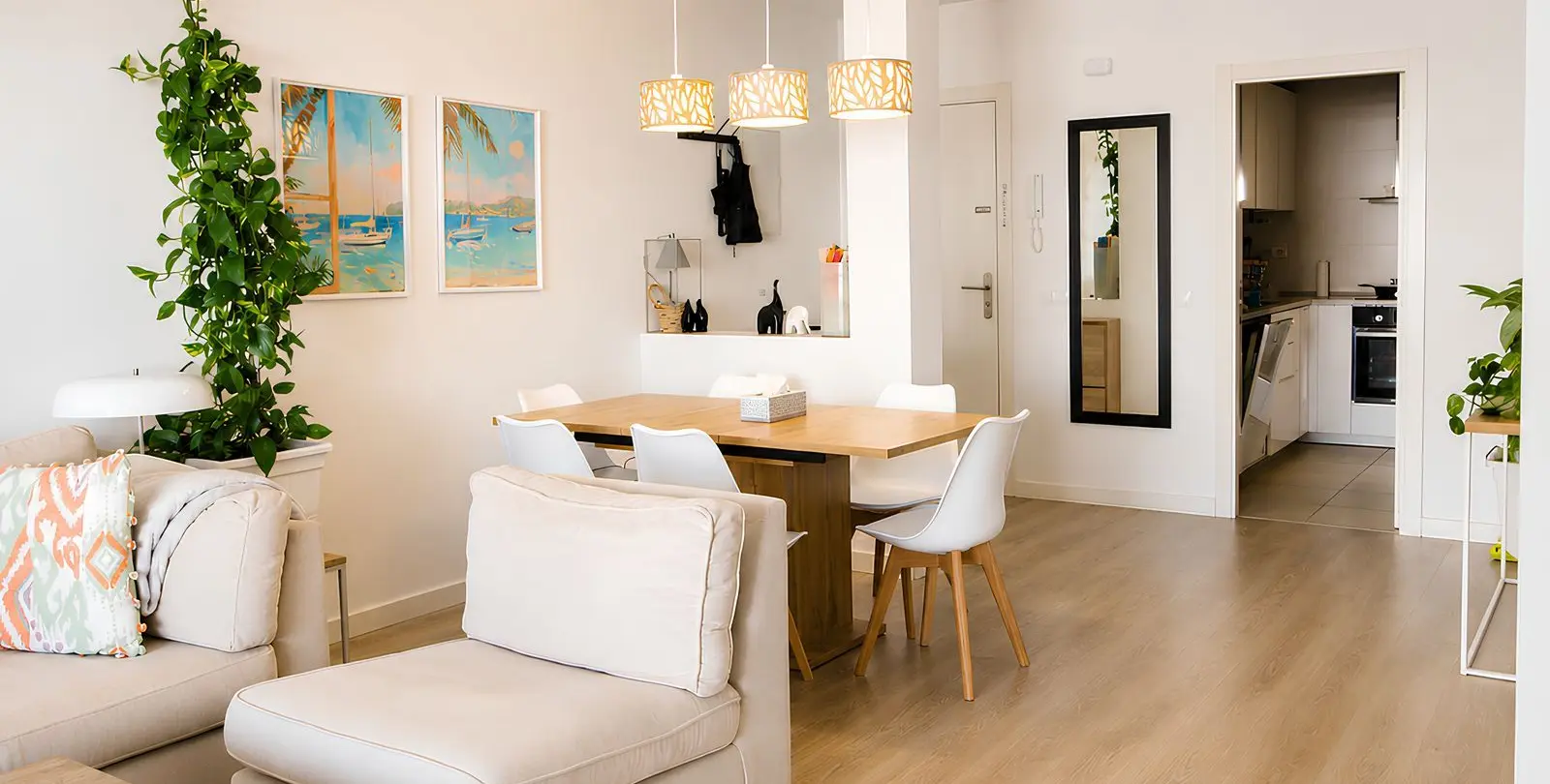 Venta de apartamento en planta media en La Campana 1