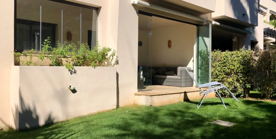 Long-term rent of ground floor apartment in Nueva Andalucía 13