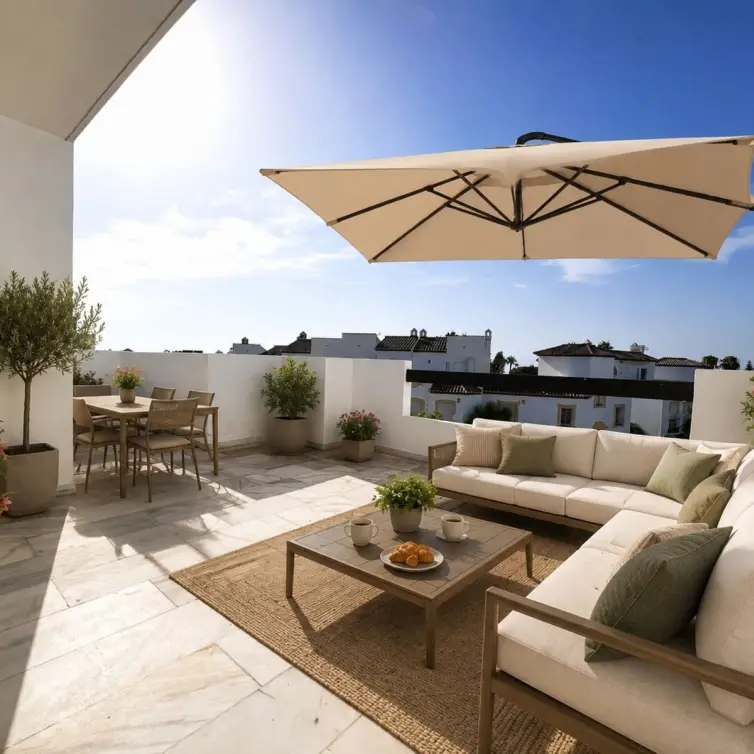 Sale of middle floor apartment in Estepona