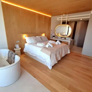 Venta de apartamento en planta media en Higueron