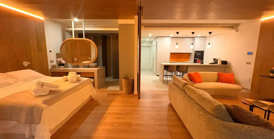 Venta de apartamento en planta media en Higueron 12