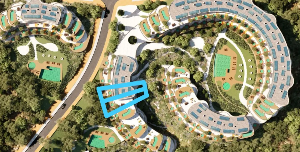 Venta de apartamento en planta media en Higueron 40