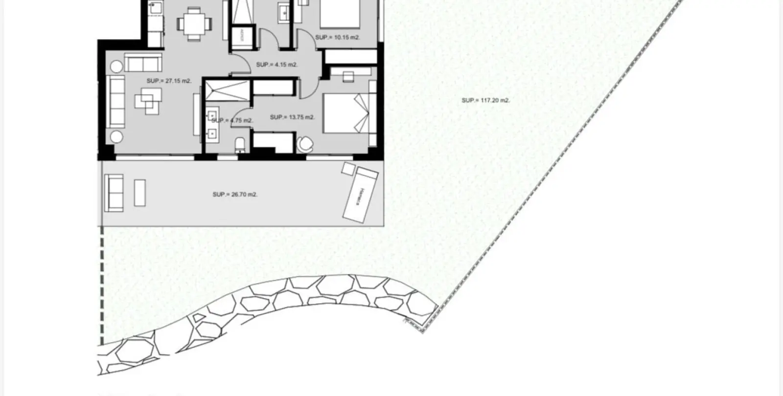 Sale of ground floor apartment in El Chaparral 3