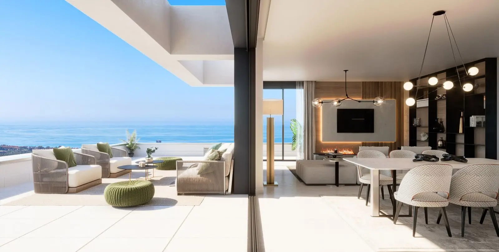 Venta de apartamento en planta media en Altos de los Monteros 11