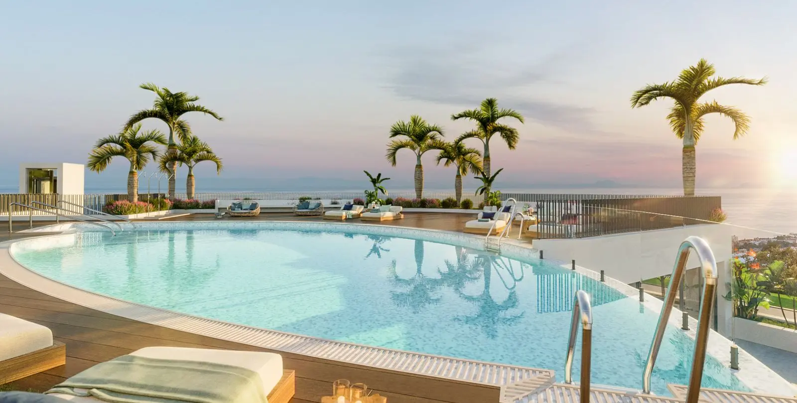 Venta de apartamento en planta media en Altos de los Monteros 17