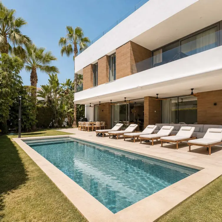 Краткосрочная аренда  отдельно стоящей виллы в Estepona