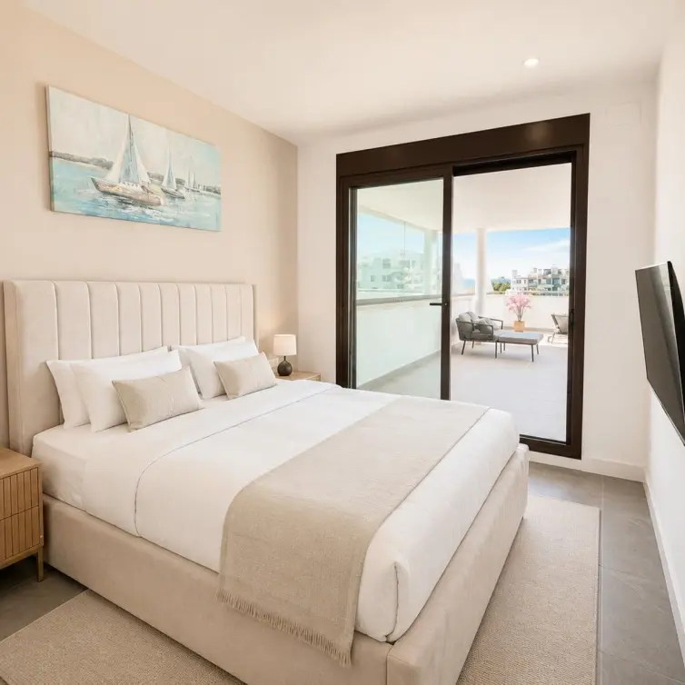Sale of middle floor apartment in Estepona