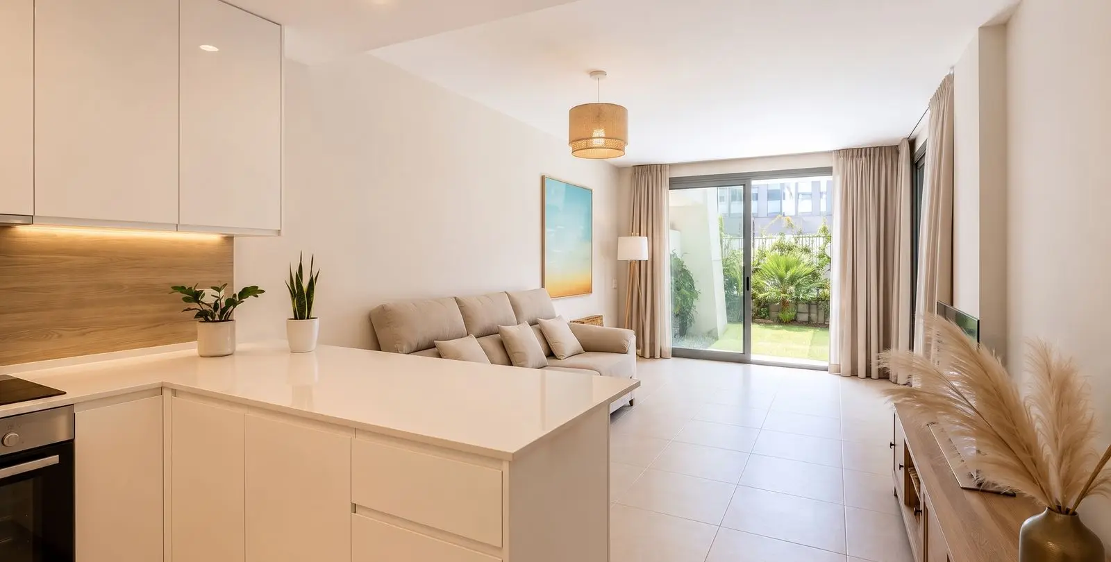 Venta de apartamento en planta baja en Selwo 9