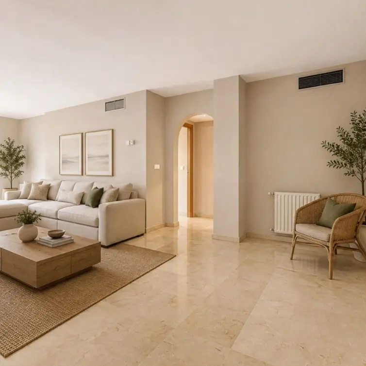 Venta de apartamento en planta media en Marbella
