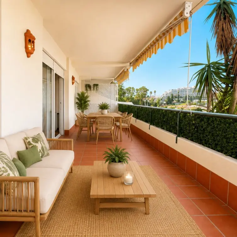 Venta de apartamento en planta media en Marbella