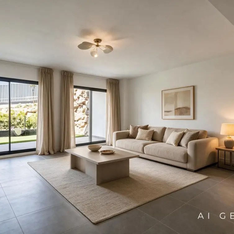 Venta de apartamento en planta baja en El Chaparral