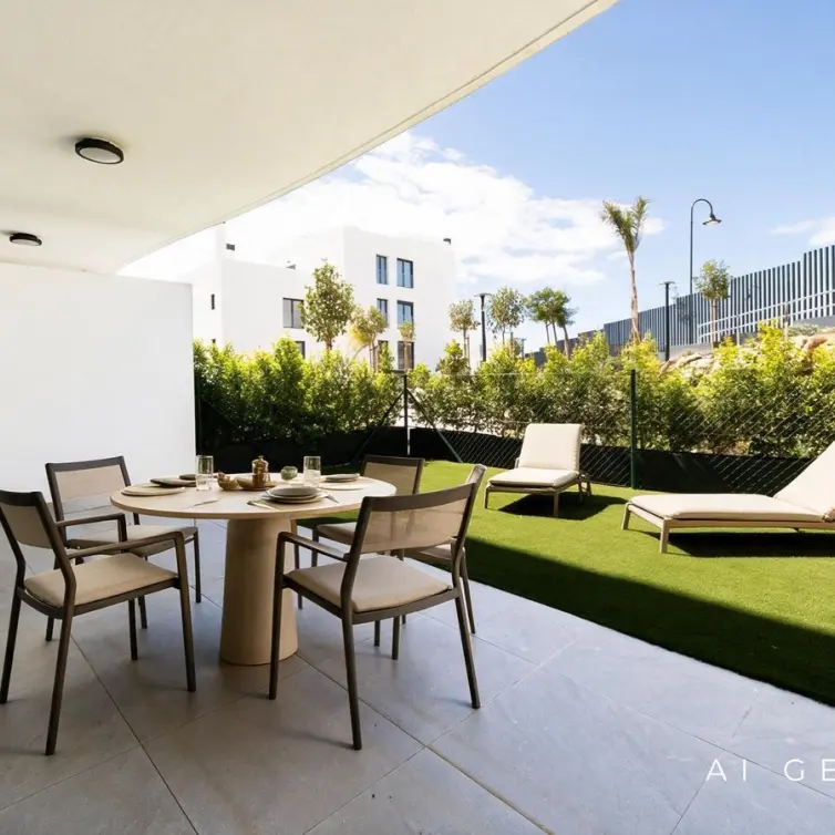 Venta de apartamento en planta baja en El Chaparral