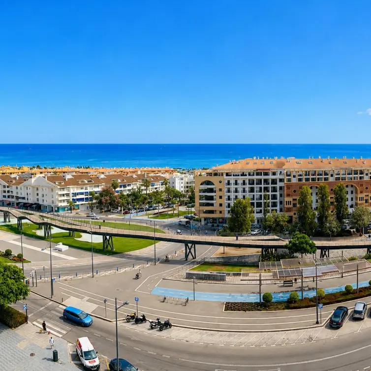 Venta de apartamento en planta media en San Pedro de Alcántara