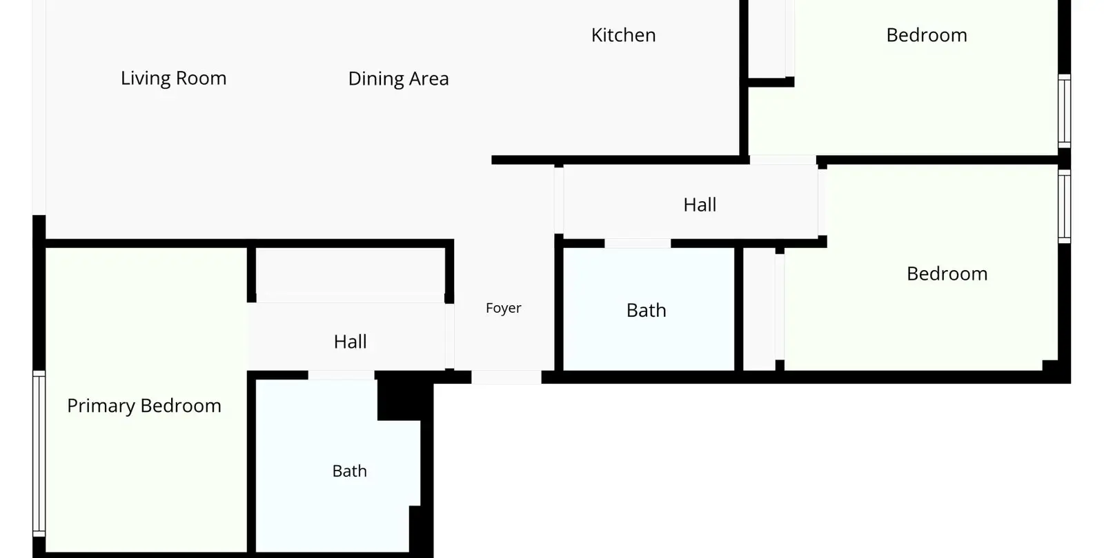 Sale of middle floor apartment in Cancelada 18