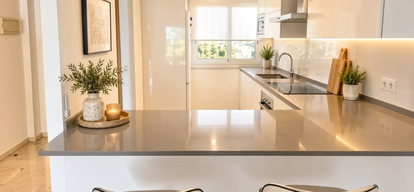 Venta de apartamento en planta media en Guadalmina Alta 2